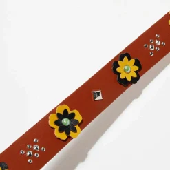 Discount Wild Ceinture en Cuir Marge marron