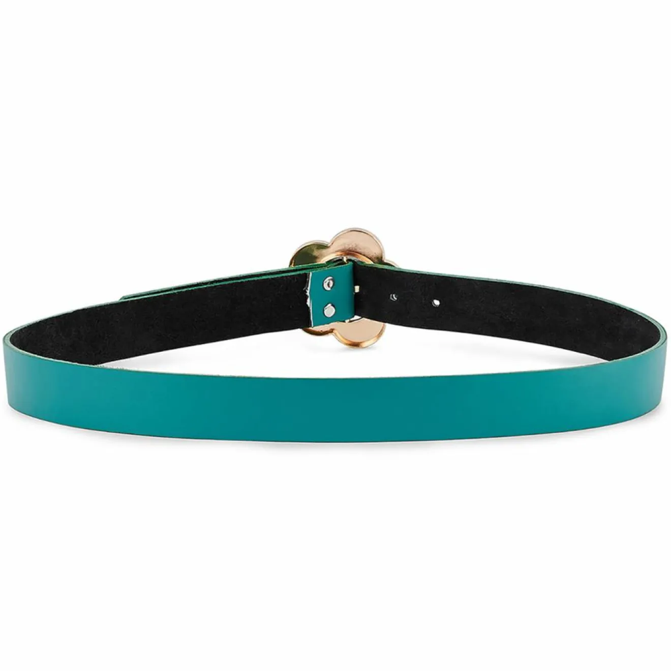 New Wild Ceinture en Cuir Power verte