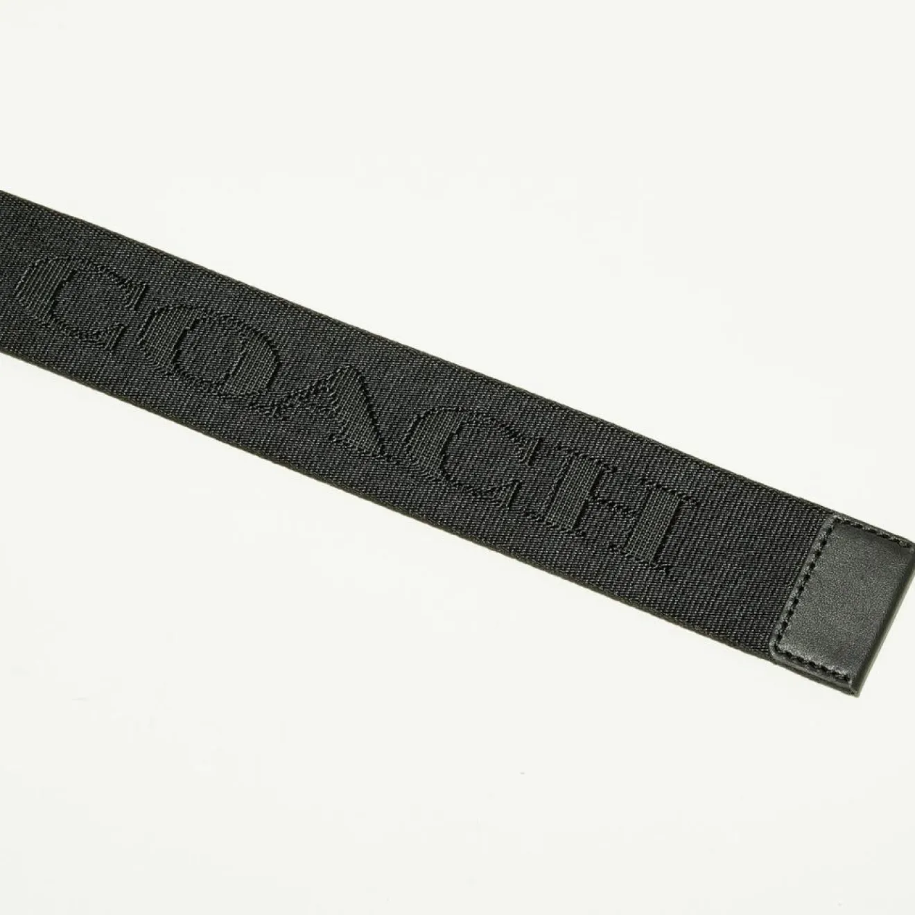 Homme Coach Ceinture Homme en Nylon noire