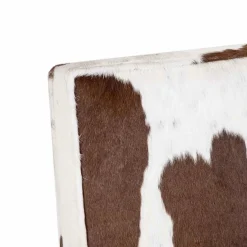 Bois & Chiffons Chaise en peau de vache Acacia Savage Naturel - 46x50x88 cm