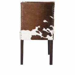 Bois & Chiffons Chaise en peau de vache Acacia Savage Naturel - 46x50x88 cm