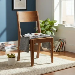 Bois & Chiffons Chaise exotique marron Acacia Arad Marron - 43x50x85 cm