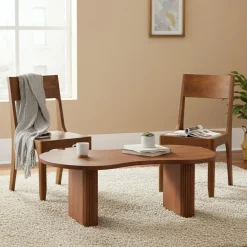 Bois & Chiffons Chaise exotique marron Acacia Arad Marron - 43x50x85 cm