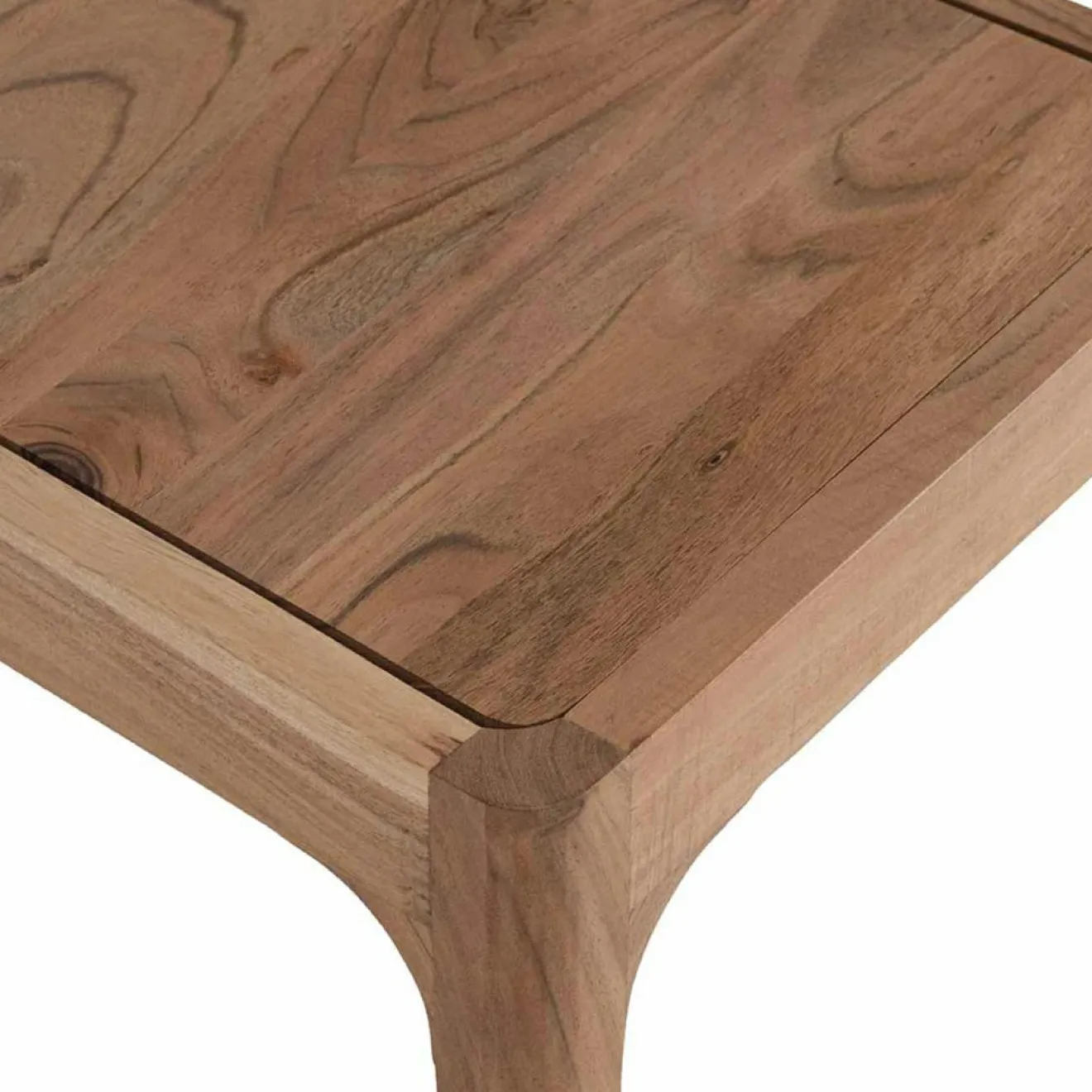 Clearance Bois & Chiffons Chaise exotique naturelle acacia arad marron - 43x50x85 cm