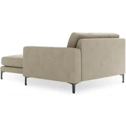 Best Mazzini Sofas Chaise Longue Droite Venus beige - 160x104x90 cm