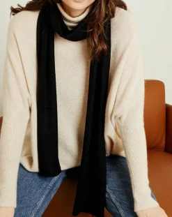 Sale Miss Cashmere Écharpe 100% Cachemire Margaux noire