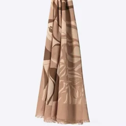 Femme Petrusse Écharpe 100% Coton Bio Onde sable - 70x200 cm