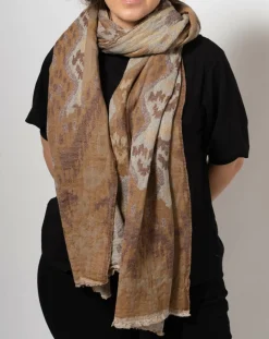 Discount Petrusse Écharpe 100% Laine Ikat desert - 65x220 cm