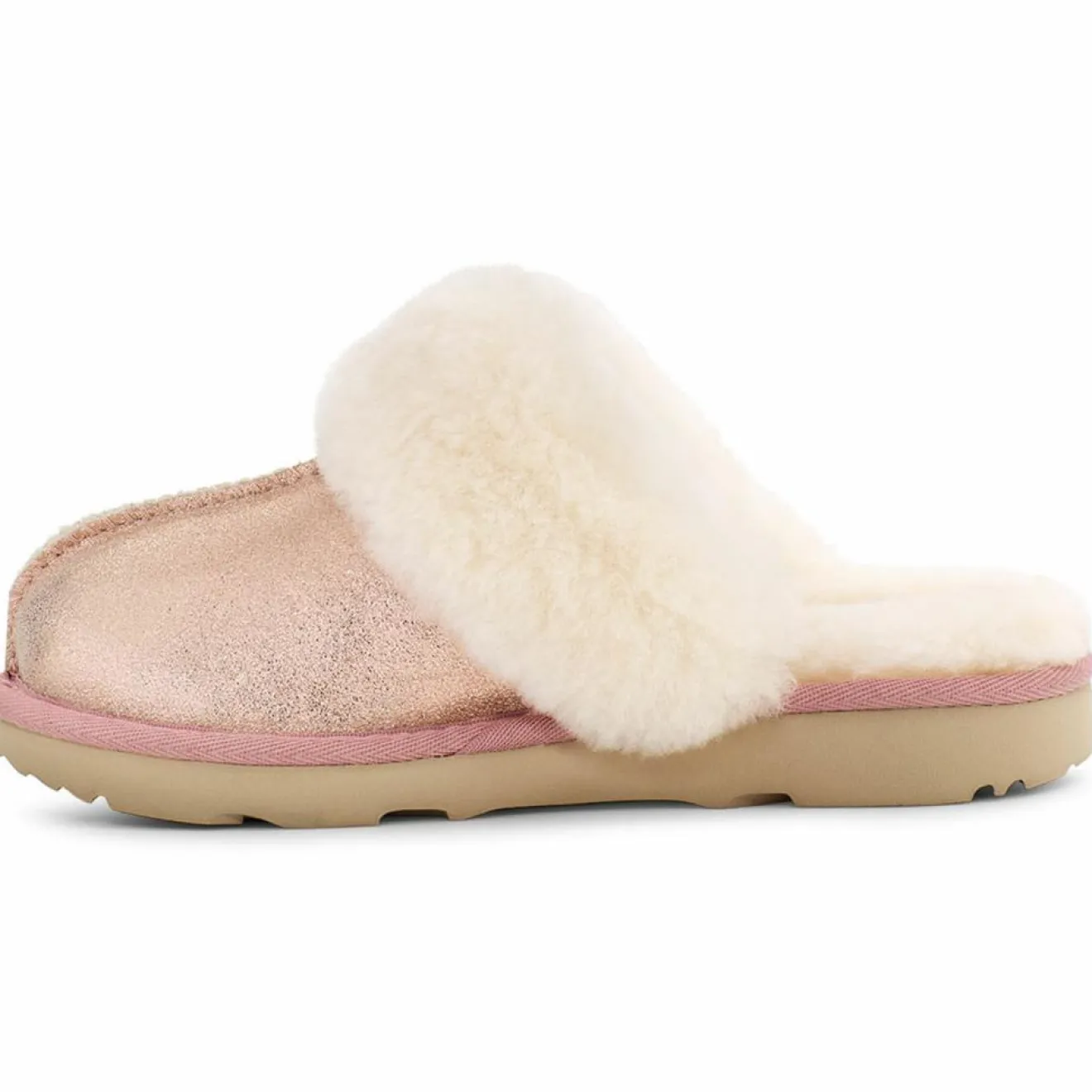 Ugg Chaussons een Peau de Moutonmétallisé Cozy Glitter roses