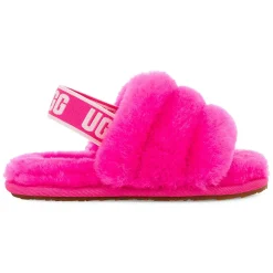 Discount Ugg Chaussons en Peau de Mouton Fluff Yeah roses