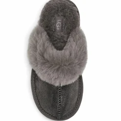 Outlet Ugg Chaussons en Peau de Mouton métallisé Cozy Glitter noir