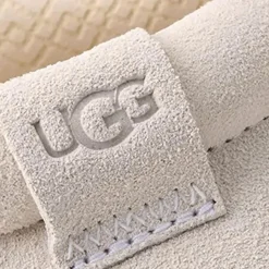 Homme Ugg Chaussures en Velours de Cuir Tasman Lug gris clair/écru