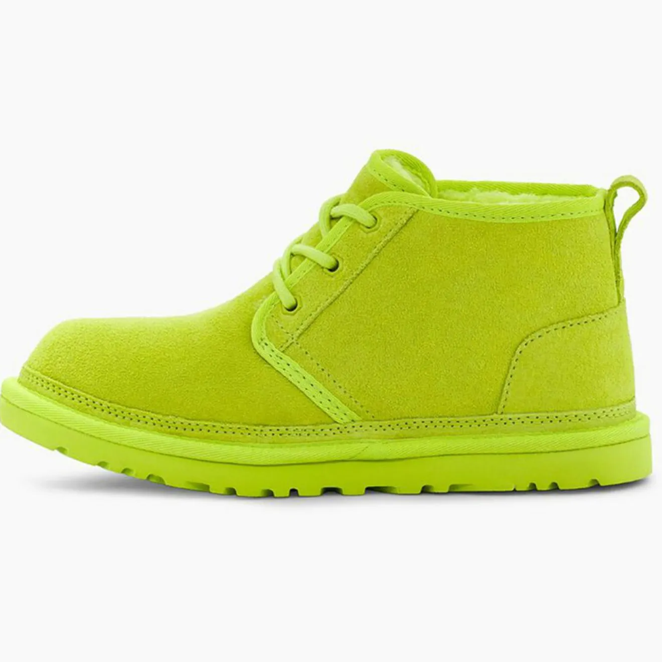 Sale Ugg Chaussures fourrées Laine en Velours de Cuir Neumel jaune/vert fluo