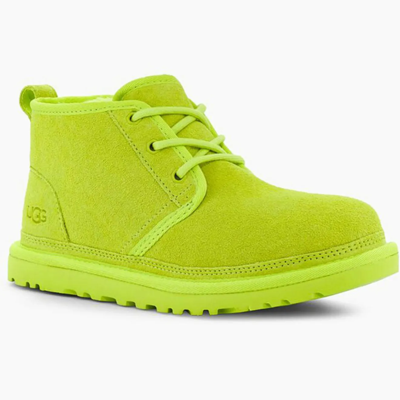 Sale Ugg Chaussures fourrées Laine en Velours de Cuir Neumel jaune/vert fluo