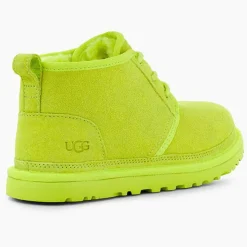 Sale Ugg Chaussures fourrées Laine en Velours de Cuir Neumel jaune/vert fluo