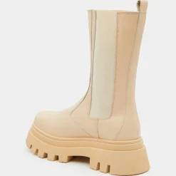 Femme Alohas Chelsea Boots en Cuir All R écrues