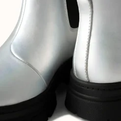 Online Ugg Chelsea Boots en Cuir Ashton Chelsea Shine argentées