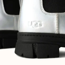 Online Ugg Chelsea Boots en Cuir Ashton Chelsea Shine argentées