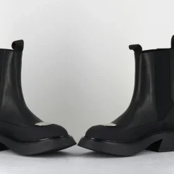 Hot Garrice Lab Chelsea Boots en Cuir bike noires