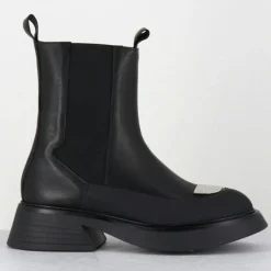 Hot Garrice Lab Chelsea Boots en Cuir bike noires