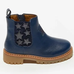Clearance Apologie Chelsea boots en Cuir Boutchou marine