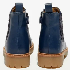Clearance Apologie Chelsea boots en Cuir Boutchou marine