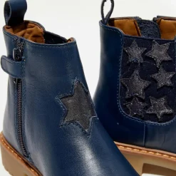 Clearance Apologie Chelsea boots en Cuir Boutchou marine
