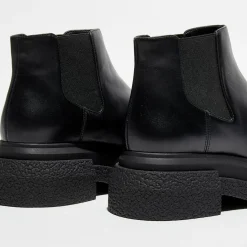 Femme Stuart Weitzman Chelsea Boots en Cuir Charli Sportlift noires