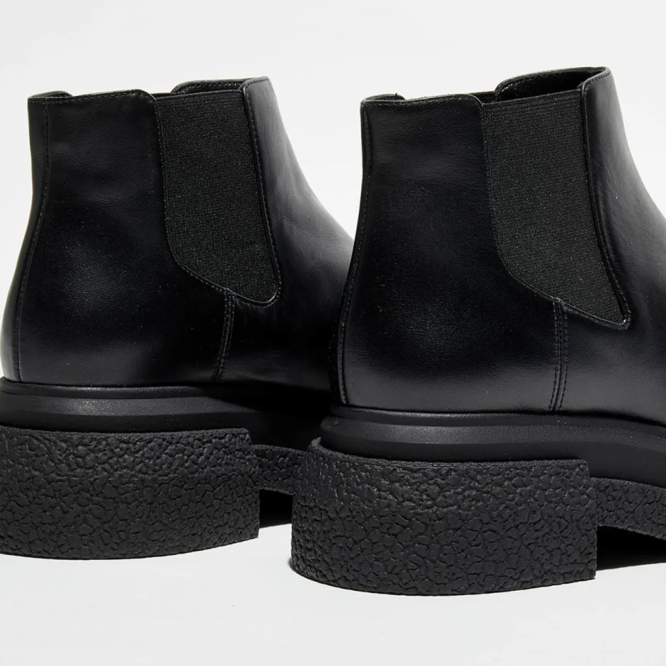 Femme Stuart Weitzman Chelsea Boots en Cuir Charli Sportlift noires