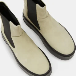 Femme Vagabond Chelsea Boots en Cuir écrues