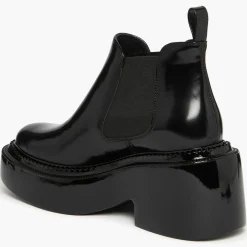 Femme Sonia Rykiel Chelsea boots en Cuir Montresor noires - Talon 6 cm