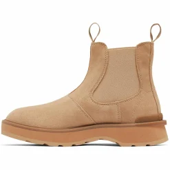 Clearance Sorel Chelsea boots en Velours de Cuir Hi-Line camel