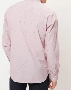 Online Marc O'Polo Chemise à carreaux regular fit rose/blanc