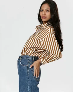 Femme The Korner Chemise Emy camel