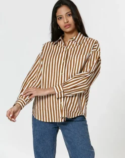 Femme The Korner Chemise Emy camel