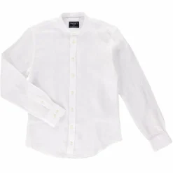Sale Hackett London Chemise 100% Lin blanche - T.9/15A