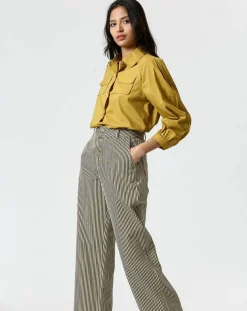 Femme The Korner Chemise Perrine jaune