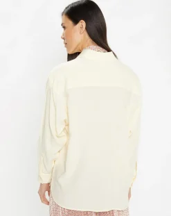 Femme Galeries Lafayette Chemise ample et fluide Paros écrue