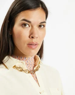 Femme Galeries Lafayette Chemise ample et fluide Paros écrue