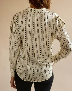 New Belair Chemise Babou imprimée écrue