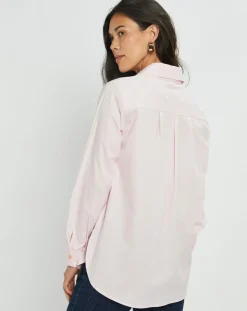 Femme Lauren Vidal Chemise Biba rose pâle