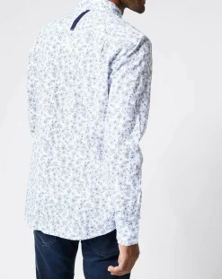 Hot Pepe Jeans Chemise Birdland Imprimé Fleurs blanche