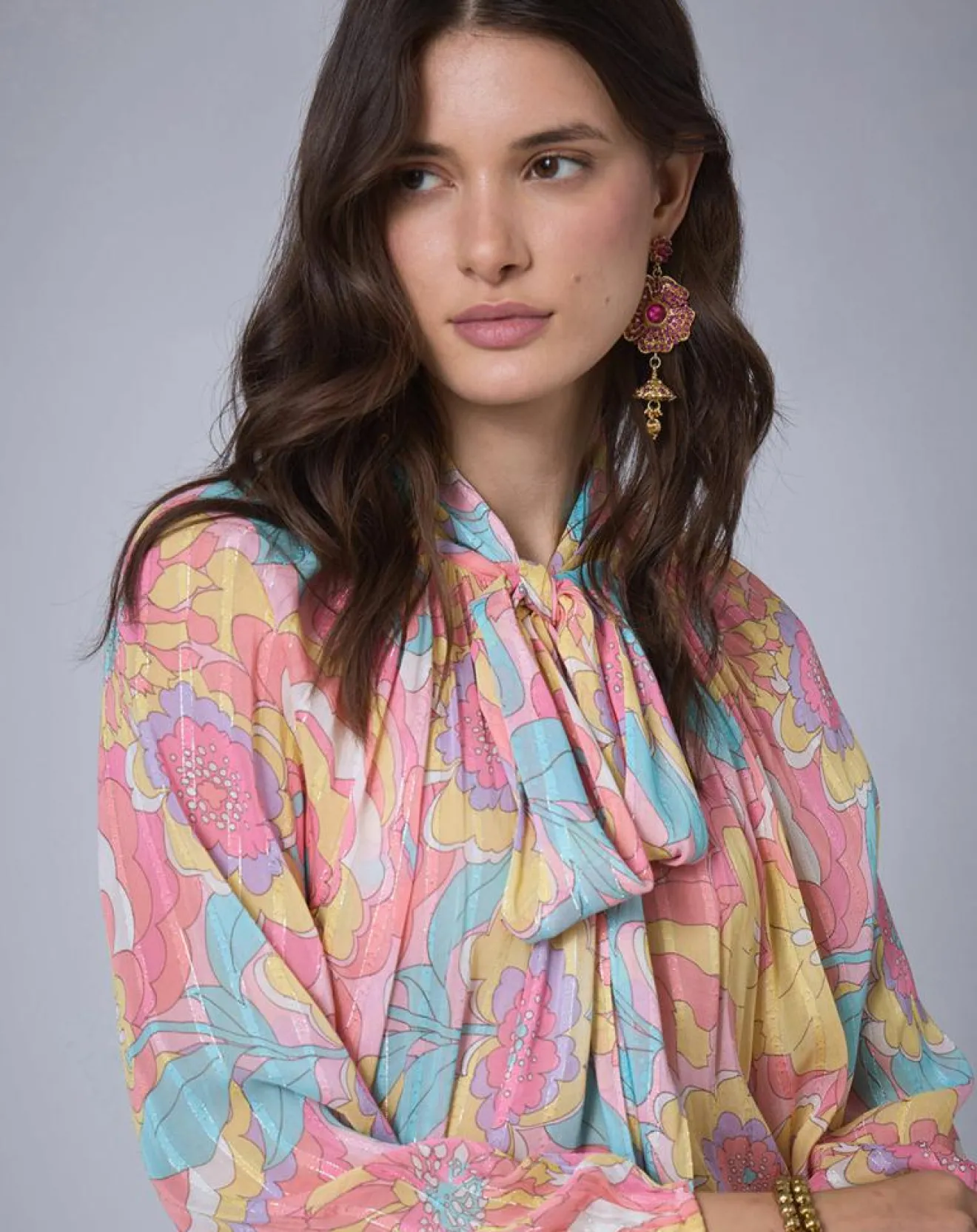 Outlet Manoush Chemise Bollywood print