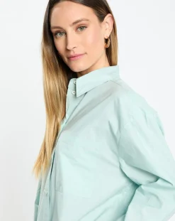 Discount Marc O'Polo Chemise boyfriend bleu clair
