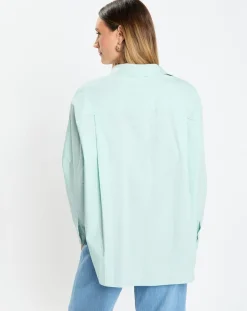 Discount Marc O'Polo Chemise boyfriend bleu clair