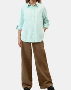 Discount Marc O'Polo Chemise boyfriend bleu clair