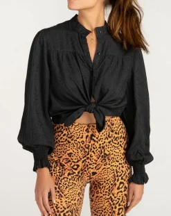 Femme Billabong Chemise By Night imprimé noir