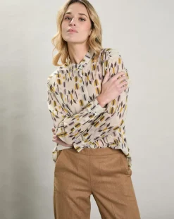 Femme Hartford Chemise Camu blanc brut