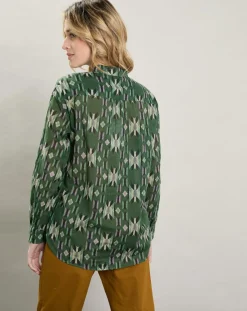 Femme Hartford Chemise Camu verte