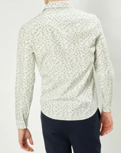 Homme Harris Wilson Chemise casual en Popeline Nala imprimée blanc/multicolore